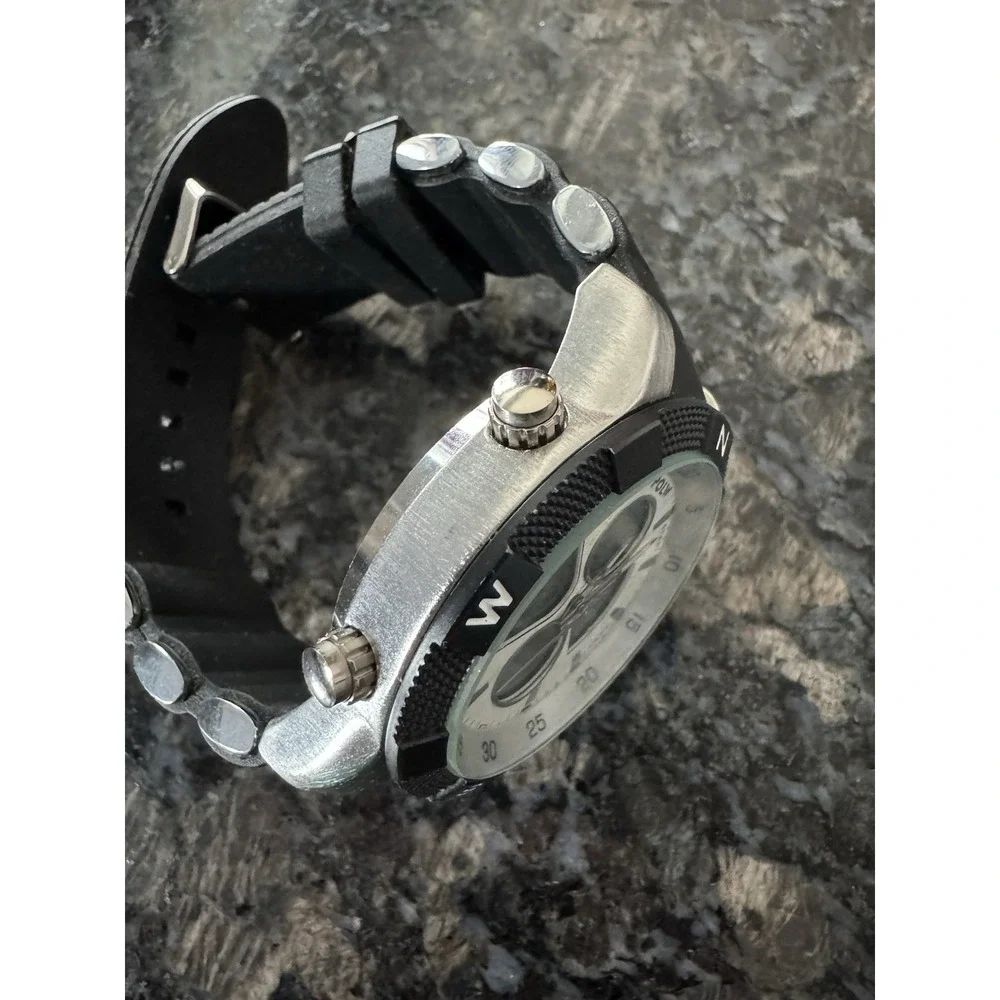 Hpolw‎ Chrono Watch. Stainless Steel